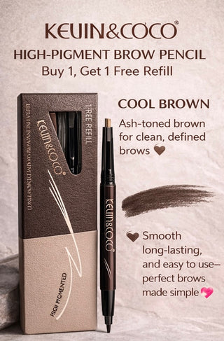 KEVIN & COCO- Eye Brow Pencil – Buy 1, Get 1 Free Refill