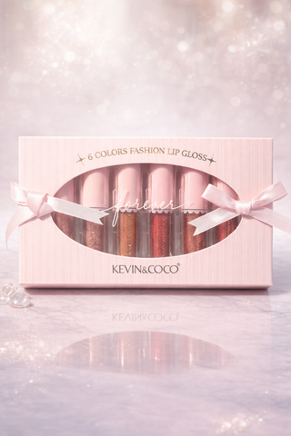 KEVIN&COCO- Forever 6 Colors Lip Gloss