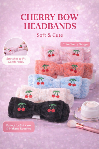 PRINCESS- Cherry Bow Headbands