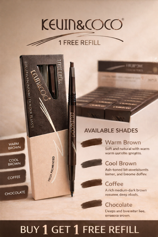 KEVIN & COCO- Eye Brow Pencil – Buy 1, Get 1 Free Refill