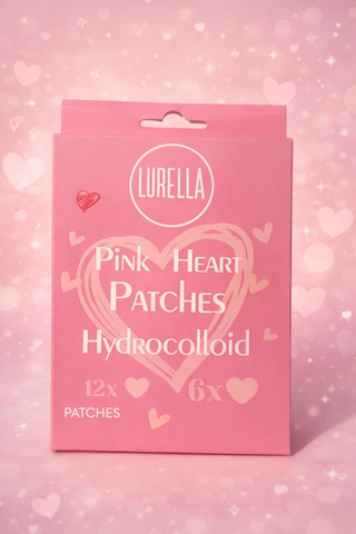 LURELLA- Pink Heart Patches Hydrocolloid