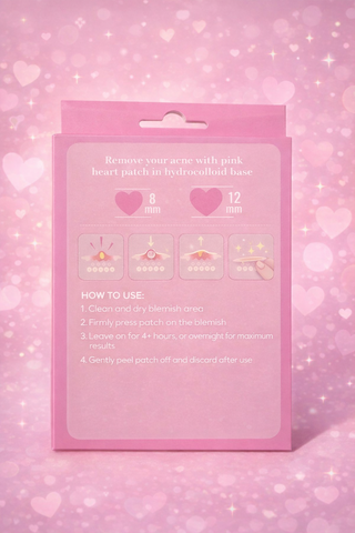 LURELLA- Pink Heart Patches Hydrocolloid