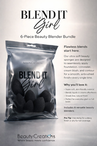 BEAUTY CREATIONS- Blend It Girl Black Beauty Blenders